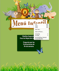 Menú Infantil